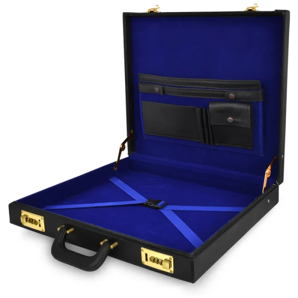 District Deputy Grand Master Blue Lodge Apron Case - Hand Embroidery Personalization 3 District Deputy Grand Master Blue Lodge Apron Case - Hand Embroidery Personalization