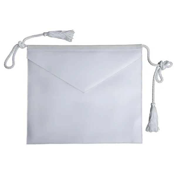 Entered Apprentice Blue Lodge Apron - White With Tassels Entered Apprentice Blue Lodge Apron - White With Tassels