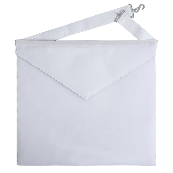 Entered Apprentice Blue Lodge Apron – White 1 Entered Apprentice Blue Lodge Apron – White