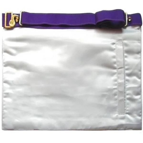 Entered Apprentice Memphis Misraim French Regulation Apron - White 1 Entered Apprentice Memphis Misraim French Regulation Apron - White