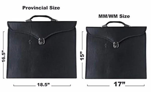 Grand Master Blue Lodge Apron Case - Purple Leather MM, WM & Provincial 6 Grand Master Blue Lodge Apron Case - Purple Leather MM, WM & Provincial
