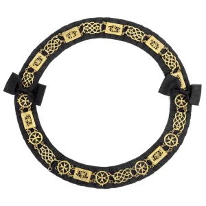 Home 69 Grand Officers Malta Regulation Chain Collar - Gold Plated