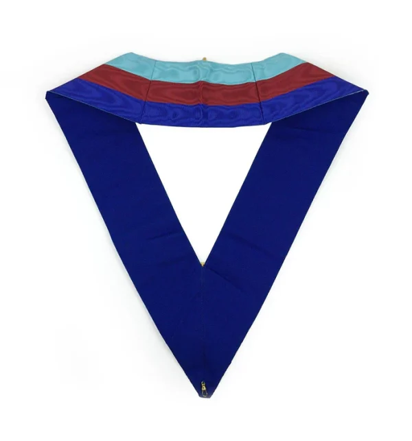 Grand Officers Royal Arch Chapter Collar - Three Colour Moire 2 Grand Officers Royal Arch Chapter Collar - Three Colour Moire