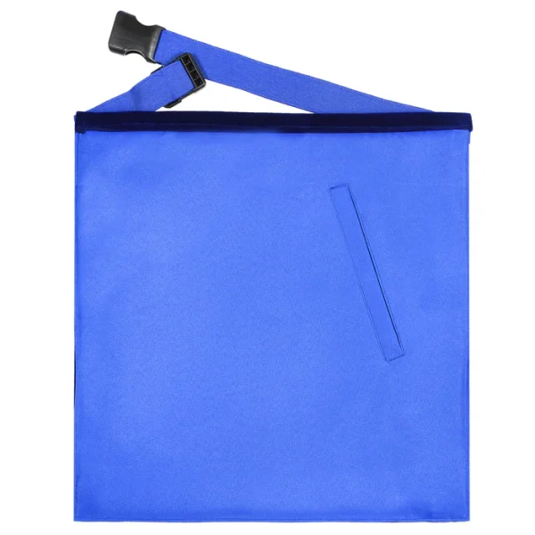 Grand Past Master Blue Lodge California Regulation Apron - Blue Velvet with Hand Threaded Silk 4 Grand Past Master Blue Lodge California Regulation Apron - Blue Velvet with Hand Threaded Silk