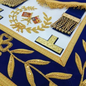 Grand Standard Bearer Craft English Regulation Apron - Royal Blue 9 Grand Standard Bearer Craft English Regulation Apron - Royal Blue