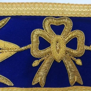 Grand Standard Bearer Craft English Regulation Apron - Royal Blue 11 Grand Standard Bearer Craft English Regulation Apron - Royal Blue