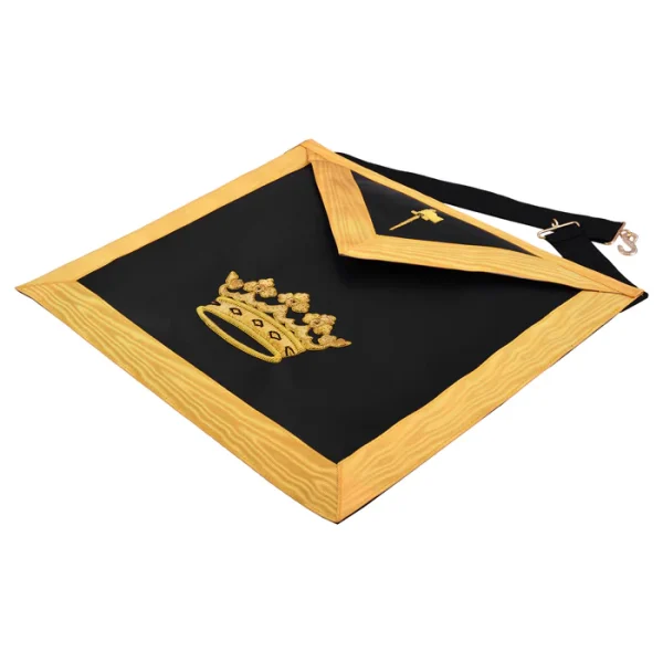 Grand Tiler of Solomon Allied Masonic Degrees Apron - Hand Embroidery Gold Bullion 1 Grand Tiler of Solomon Allied Masonic Degrees Apron - Hand Embroidery Gold Bullion