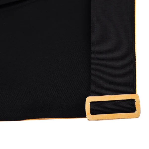 Grand Tiler of Solomon Allied Masonic Degrees Apron - Hand Embroidery Gold Bullion 4 Grand Tiler of Solomon Allied Masonic Degrees Apron - Hand Embroidery Gold Bullion