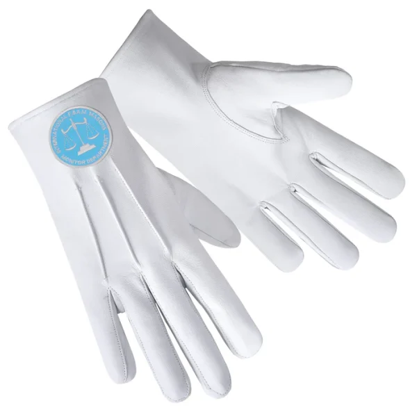International Masons Gloves - Monitor Department White Leather 1 International Masons Gloves - Monitor Department White Leather