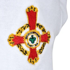 Knight Commander Of The Court Of Honour Scottish Rite Gloves - White Pure Cotton 6 Knight Commander Of The Court Of Honour Scottish Rite Gloves - White Pure Cotton