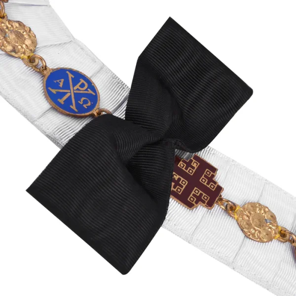 Knight Commander Red Cross of Constantine Chain Collar - Gold Plated Jewels 2 Knight Commander Red Cross of Constantine Chain Collar - Gold Plated Jewels