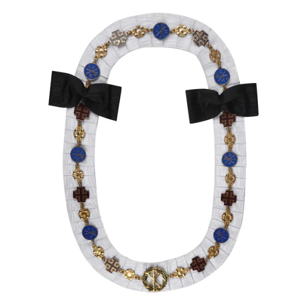 Knight Commander Red Cross of Constantine Chain Collar - Gold Plated Jewels Knight Commander Red Cross of Constantine Chain Collar - Gold Plated Jewels