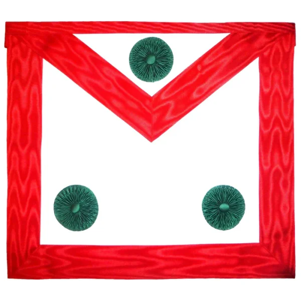 Knight Masons Apron - Red Moire Knight Masons Apron - Red Moire