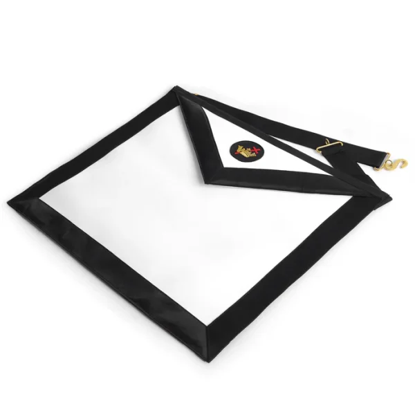 Knights Templar Commandery Apron - Black Velvet 1 Knights Templar Commandery Apron - Black Velvet