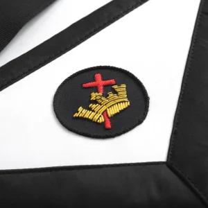 Knights Templar Commandery Apron - Black Velvet 8 Knights Templar Commandery Apron - Black Velvet