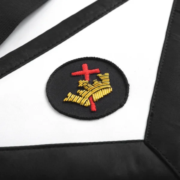 Knights Templar Commandery Apron - Black Velvet 2 Knights Templar Commandery Apron - Black Velvet