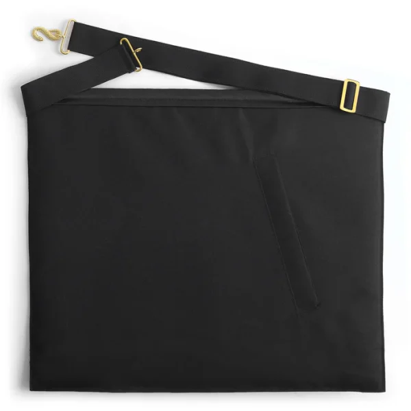 Knights Templar Commandery Apron - Black Velvet 3 Knights Templar Commandery Apron - Black Velvet