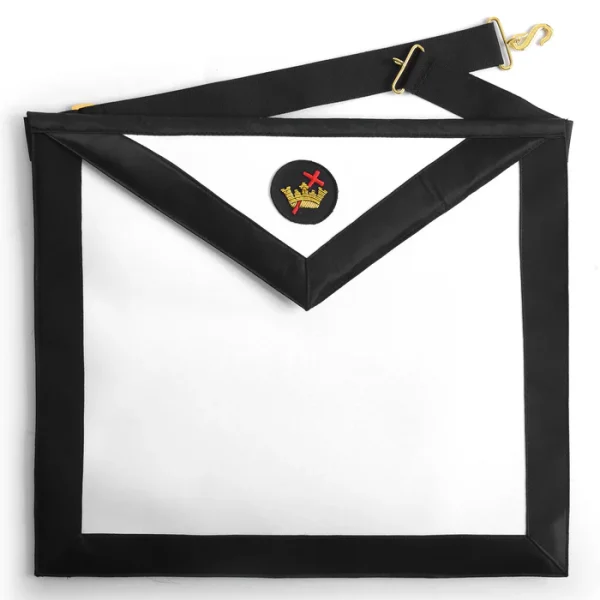 Knights Templar Commandery Apron - Black Velvet Knights Templar Commandery Apron - Black Velvet