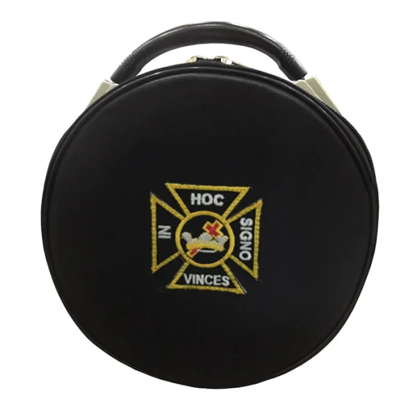 Knights Templar Commandery Crown Cap Case - Black Knights Templar Commandery Crown Cap Case - Black