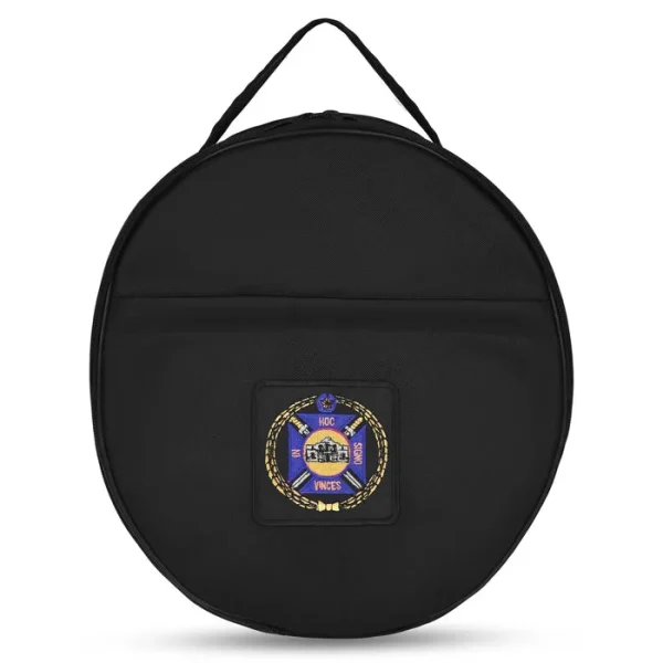 Knights Templar Commandery Fatigue Cap Case - Black Patch with Purple & Gold Emblem Knights Templar Commandery Fatigue Cap Case - Black Patch with Purple & Gold Emblem