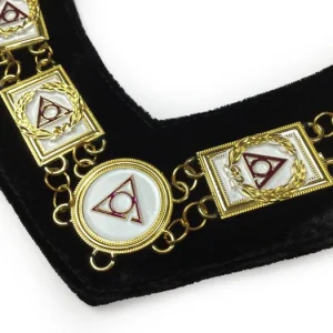 LOCOP PHA Chain Collar - Gold Plated on Black Velvet