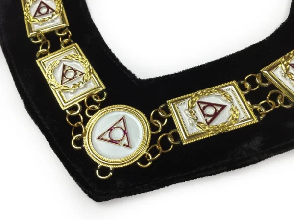 LOCOP PHA Chain Collar - Gold Plated on Black Velvet 1 LOCOP PHA Chain Collar - Gold Plated on Black Velvet