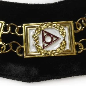 LOCOP PHA Chain Collar - Gold Plated on Black Velvet 5 LOCOP PHA Chain Collar - Gold Plated on Black Velvet