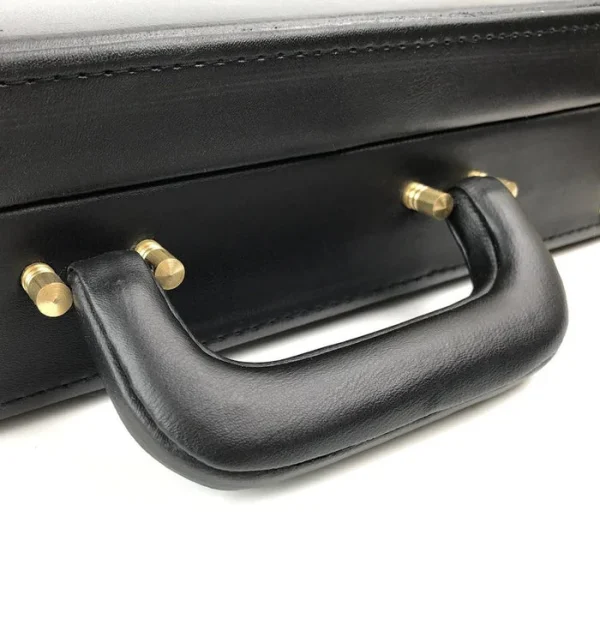 Masonic Apron Case - Black Briefcase Different Materials WM & MM 1 Masonic Apron Case - Black Briefcase Different Materials WM & MM