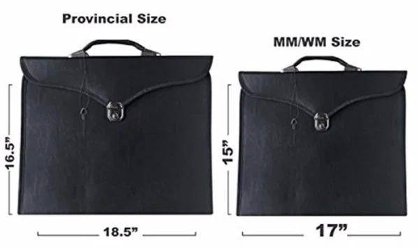 Masonic Apron Case - Multiple Colors Leather Provincial