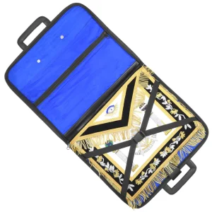 Masonic Apron Case - Soft Imitation Leather with Metal Lock 7 Masonic Apron Case - Soft Imitation Leather with Metal Lock