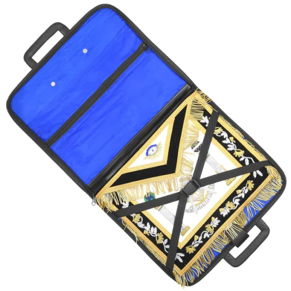 Masonic Apron Case - Soft Imitation Leather with Metal Lock 2 Masonic Apron Case - Soft Imitation Leather with Metal Lock