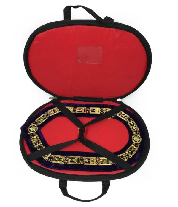 Masonic Chain Collar Case - Various Colors 3 Masonic Chain Collar Case - Various Colors