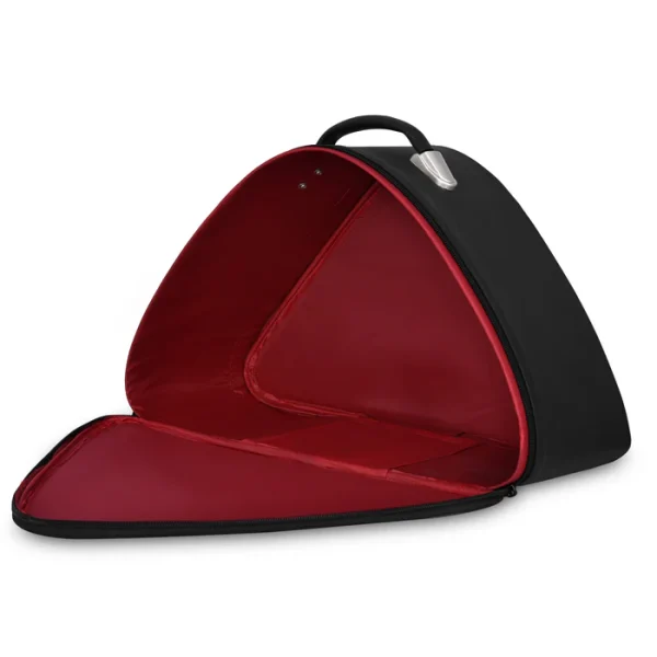 Masonic Chapeau Case - Customizable Black Leather 2 Masonic Chapeau Case - Customizable Black Leather