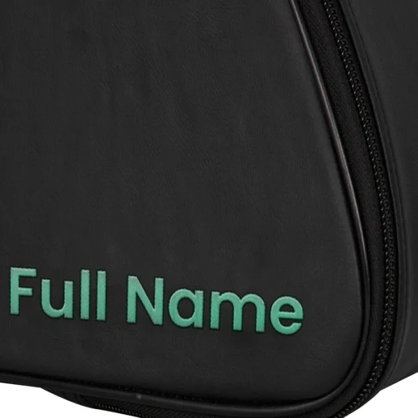 Masonic Chapeau Case - Customizable Black Leather 7 Masonic Chapeau Case - Customizable Black Leather