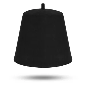 Masonic Plain Fez Hat - Black Wool with Various Tassel Colors