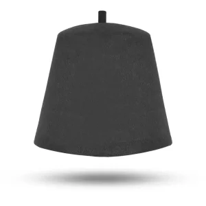 Masonic Plain Fez Hat - Gray Wool with Various Tassel Colors