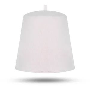 Masonic Plain Fez Hat - Pure White Wool with Various Tassel Colors