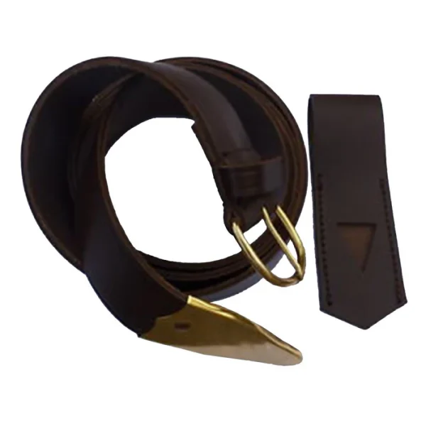 Masonic Regalia Belt - Brown & Black 1 masonic regalia belt brown black 1