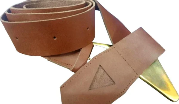 Masonic Regalia Belt - Brown & Black 2 masonic regalia belt brown black 2
