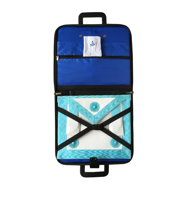 Master Mason Blue Lodge Apron Case - Black Imitation Leather MM, WM, Provincial 1 Master Mason Blue Lodge Apron Case - Black Imitation Leather MM, WM, Provincial