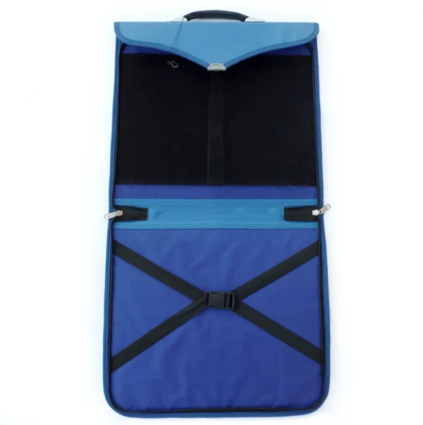 Master Mason Blue Lodge Apron Case - Blue Leather MM, WM, Provincial 2 Master Mason Blue Lodge Apron Case - Blue Leather MM, WM, Provincial