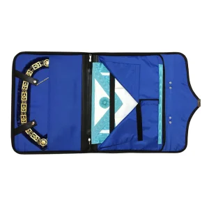 Master Mason Blue Lodge Apron Case - Blue Leather MM, WM, Provincial 9 Master Mason Blue Lodge Apron Case - Blue Leather MM, WM, Provincial