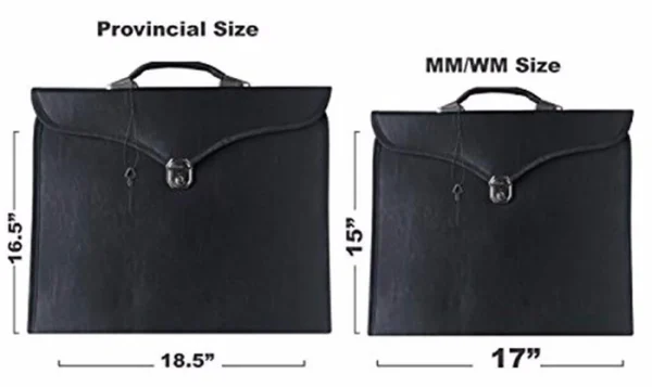 Master Mason Blue Lodge Apron Case - Multiple Colors & Sizes Leather Provincial 12 Master Mason Blue Lodge Apron Case - Multiple Colors & Sizes Leather Provincial