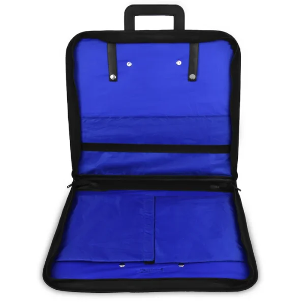 Master Mason Blue Lodge Apron Case - Soft Imitation Leather with Silver Metal Lock 5 Master Mason Blue Lodge Apron Case - Soft Imitation Leather with Silver Metal Lock