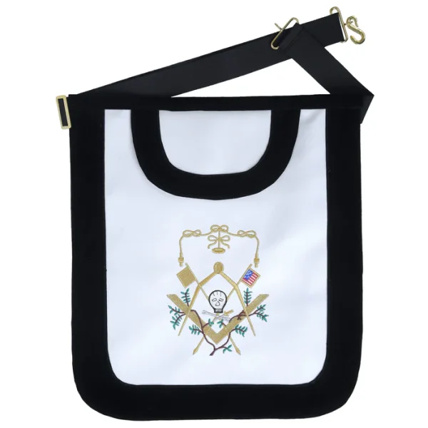 Master Mason Blue Lodge Apron - George Washington's Replica Master Mason Blue Lodge Apron - George Washington's Replica