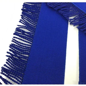 Master Mason Blue Lodge Apron - Navy Blue & White