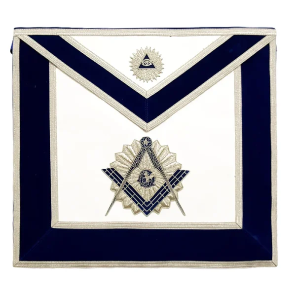 Master Mason Blue Lodge Apron - Royal Blue Velvet Master Mason Blue Lodge Apron - Royal Blue Velvet