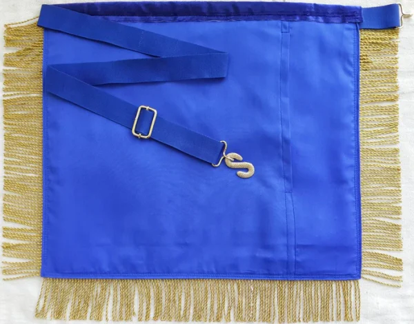 Master Mason Blue Lodge Apron - White & Navy Blue 1 Master Mason Blue Lodge Apron - White & Navy Blue