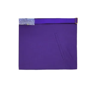 Master Mason Blue Lodge Aprons - Purple Gold Hand Embroidery 9 Master Mason Blue Lodge Aprons - Purple Gold Hand Embroidery