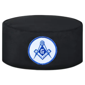 Home 79 Master Mason Blue Lodge Crown Cap - White & Blue Emblem
